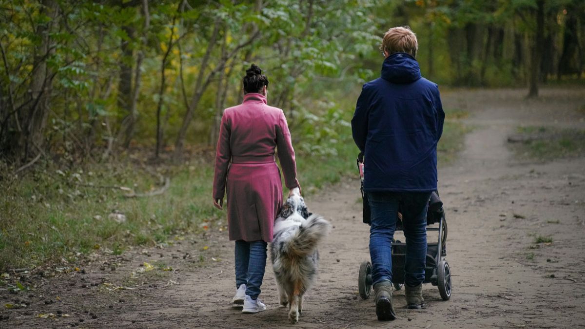 dog walking with Parent<br />
