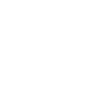 Debit card white icon